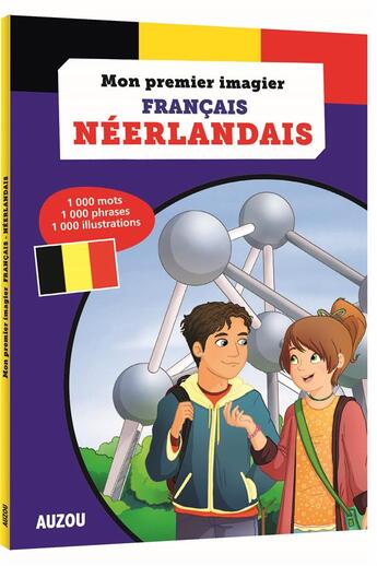 Couverture du livre « Mon premier imagier français néerlandais » de Sabine Wauters aux éditions Philippe Auzou