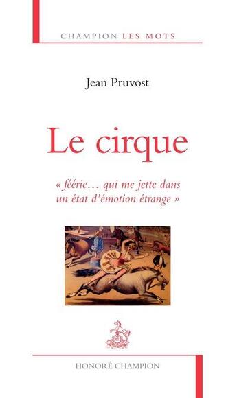 Couverture du livre « Le cirque ; 