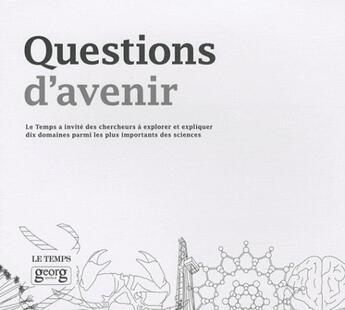 Couverture du livre « Questions d'avenir » de  aux éditions Georg