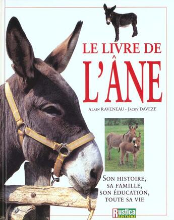 Couverture du livre « Livre de l'ane (le) » de Raveneau/Daveze aux éditions Rustica