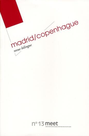 Couverture du livre « Madrid / Copenhague » de  aux éditions Verdier