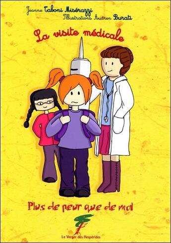 Couverture du livre « La visite médicale ; plus de peur que de mal » de Jeanne Taboni-Miserazzi et Audren Burati aux éditions Le Verger Des Hesperides