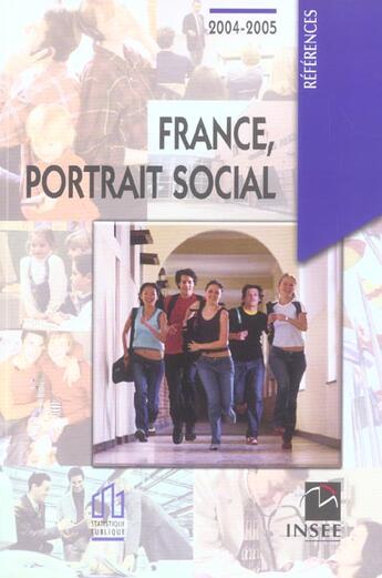 Couverture du livre « France portrait social (édition 2004/2005) » de Insee/ aux éditions Insee