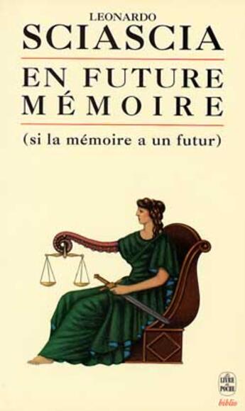 Couverture du livre « En future memoire » de Sciascia-L aux éditions Le Livre De Poche