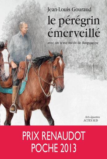 Couverture du livre « Le pérégrin émerveillé » de Jean-Louis Gouraud aux éditions Actes Sud