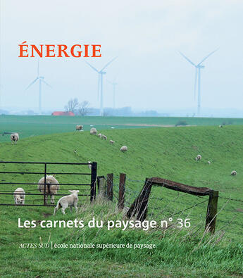 Couverture du livre « Les carnets du paysage na 36 - energie » de  aux éditions Actes Sud