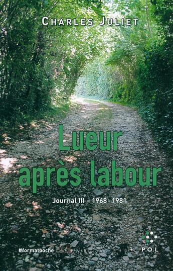 Couverture du livre « Journal Tome 3 : lueur après labour (1968-1981) » de Charles Juliet aux éditions P.o.l