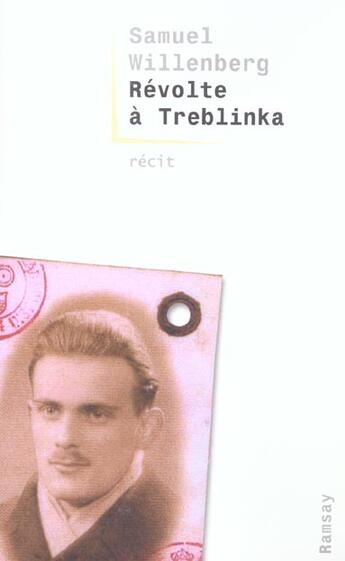 Couverture du livre « Revolte a treblinka » de Willenberg/Samu aux éditions Ramsay