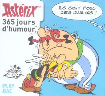 Couverture du livre « Astérix ; calendrier » de  aux éditions Play Bac