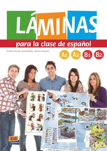 Couverture du livre « Láminas para la clase de espanol » de Jessica Espitia Labrador aux éditions Edinumen