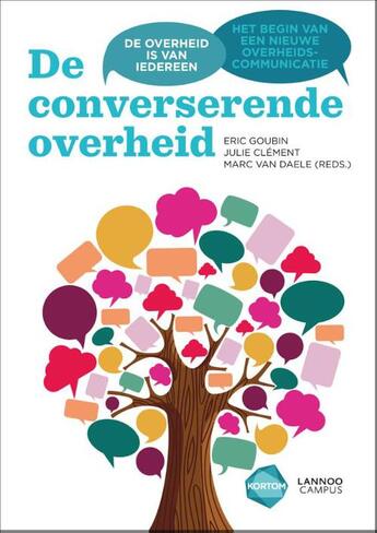 Couverture du livre « De converserende overheid » de Julie Clement aux éditions Terra - Lannoo, Uitgeverij