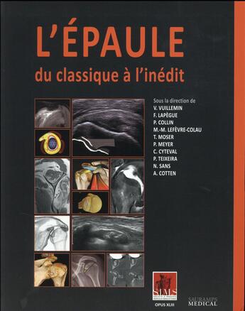 Couverture du livre « L'épaule du classique à l'inédit » de  aux éditions Sauramps Medical