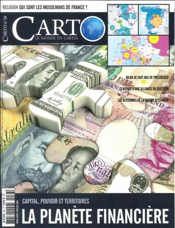 Couverture du livre « Carto n 38 la planete financiere novembre/decembre 2016 » de  aux éditions Carto