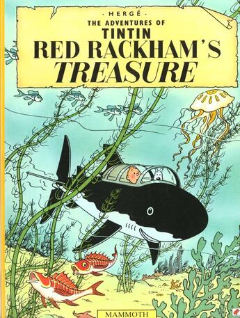 Couverture du livre « The adventures of Tintin t.12 ; red Rackham's treasure » de Herge aux éditions Casterman