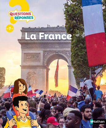 Couverture du livre « QUESTIONS REPONSES 7+ ; la France » de Michael Welply et Jean-Michel Billoud aux éditions Nathan