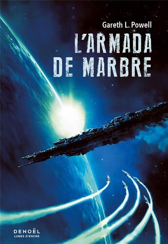 Couverture du livre « L'armada de marbre » de Gareth L. Powell aux éditions Denoel