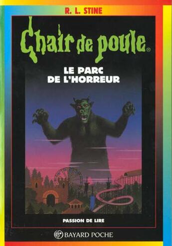 Couverture du livre « Chair de poule Tome 25 : le parc de l'horreur » de R. L. Stine aux éditions Bayard Jeunesse