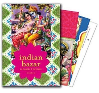 Couverture du livre « Indian bazar ; 30 cartes à envoyer » de  aux éditions Marabout