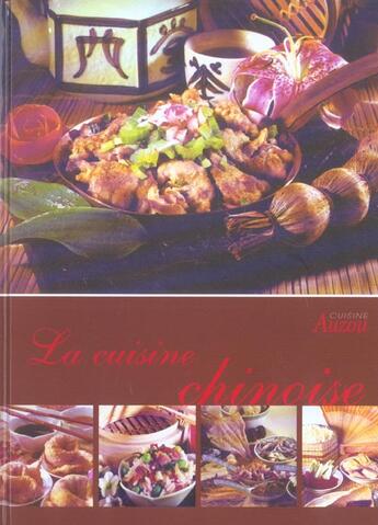 Couverture du livre « La cuisine chinoise » de  aux éditions Philippe Auzou