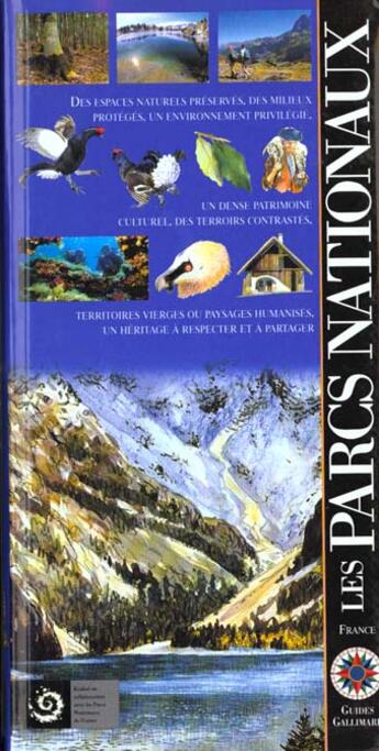 Couverture du livre « Parcs nationaux de france » de Collectif Gallimard aux éditions Gallimard-loisirs