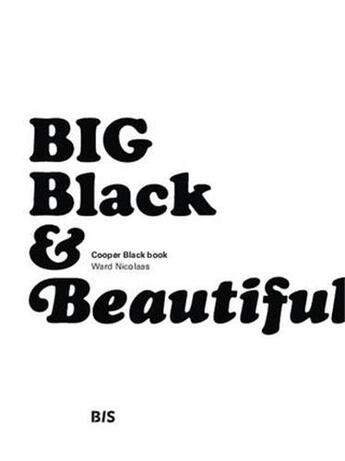 Couverture du livre « Big black & beautiful » de Nicolaas Ward aux éditions Bis Publishers