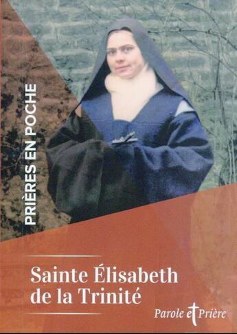 Couverture du livre « Prières en poche : Elisabeth de la Trinité » de  aux éditions Artege