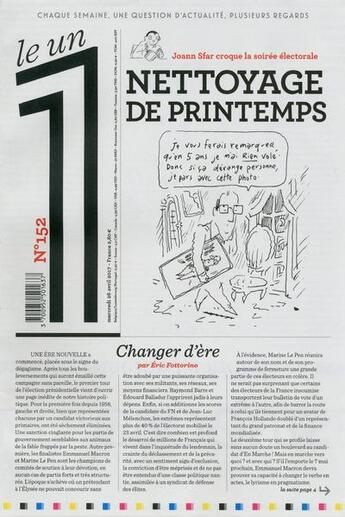 Couverture du livre « LE 1 N.152 ; nettoyage de printemps » de Le 1 aux éditions Le Un