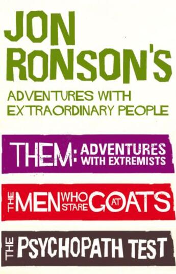 Couverture du livre « Jon Ronson's Adventures with Extraordinary People: Them / The Men Who » de Jon Ronson aux éditions Pan Macmillan