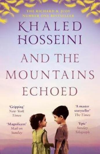 Couverture du livre « And the mountains echoed » de Khaled Hosseini aux éditions Bloomsbury