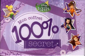 Couverture du livre « La Fée Clochette ; scrapbooking ; mon coffret 100% secret » de  aux éditions Disney Hachette