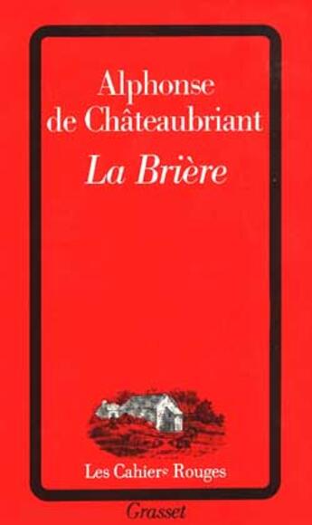 Couverture du livre « La Briere » de De Chateaubriant-A aux éditions Grasset Et Fasquelle