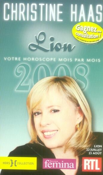 Couverture du livre « Lion (édition 2008) » de Christine Haas aux éditions Hors Collection