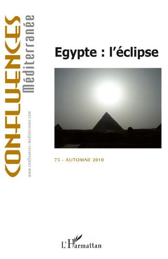 Couverture du livre « Egypte : l'éclipse » de  aux éditions L'harmattan