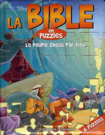 Couverture du livre « La bible en puzzles t.2 ; le peuple choisi par Dieu » de  aux éditions Emmanuel