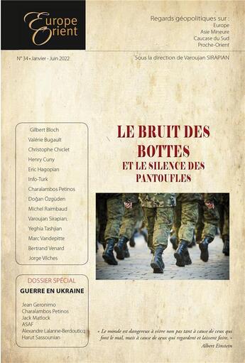 Couverture du livre « Eo-34 : le bruit des bottes... - et le silence des pantoufles » de Sous Dir/ Sirapian V aux éditions Sigest