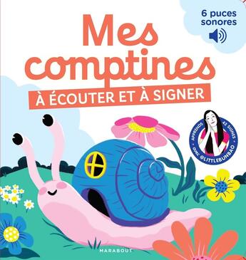 Couverture du livre « Mes comptines Signées sonores » de Marie Cao aux éditions Marabout