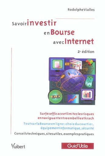 Couverture du livre « Savoir Investir En Bourse Avec Internet » de Rodolphe Vialles aux éditions Vuibert