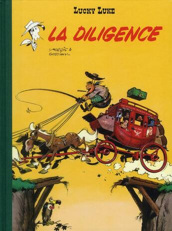 Couverture du livre « Lucky Luke T.1 ; la diligence » de Rene Goscinny et Morris aux éditions Lucky Comics