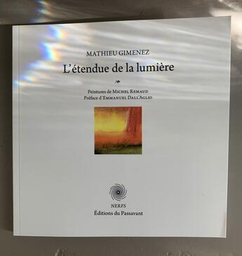 Couverture du livre « L'étendue de la lumière » de Mathieu Gimenez aux éditions Passavant