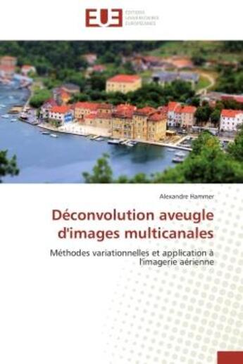 Couverture du livre « Deconvolution aveugle d'images multicanales - methodes variationnelles et application a l'imagerie a » de Hammer Alexandre aux éditions Editions Universitaires Europeennes