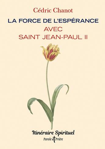 Couverture du livre « La force de l'espérance avec saint Jean-Paul II : Itinéraire spirituel » de Cedric Chanot aux éditions Artege