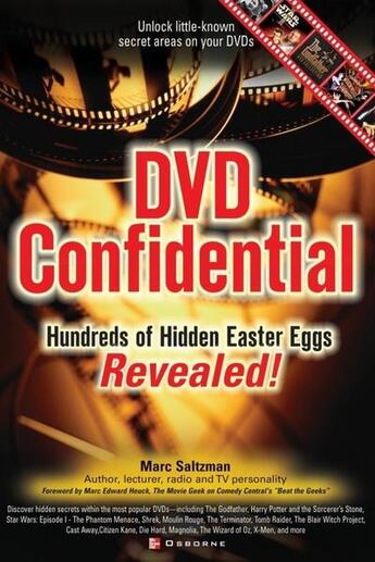 Couverture du livre « Dvd confidential - hundreds of hidden easter eggs revealed » de Saltzman Marc A. aux éditions Mcgraw-hill Education