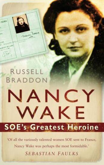 Couverture du livre « Nancy Wake » de Braddon Russell aux éditions History Press Digital