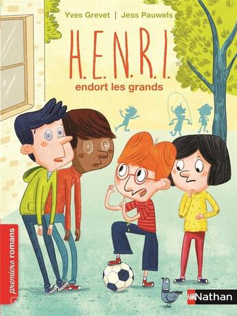 Couverture du livre « H.e.n.r.i. endort les grands » de Yves Grevet aux éditions Nathan