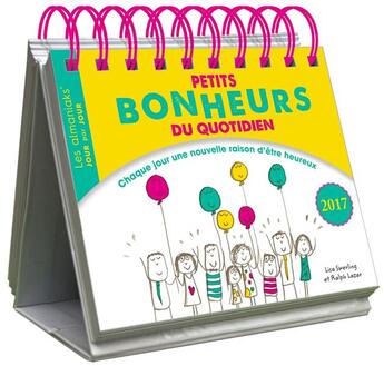 Couverture du livre « Petits bonheurs du quotidien 2017 » de Lisa Swerling et Ralph Lazar aux éditions Editions 365