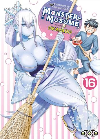 Couverture du livre « Monster Musume ; everyday life with monster girls Tome 16 » de Okayado aux éditions Ototo