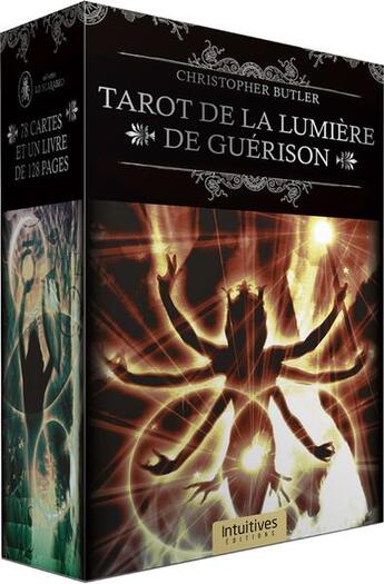 Couverture du livre « Tarot de la lumière de guérison » de Christophe Butler aux éditions Editions Intuitives