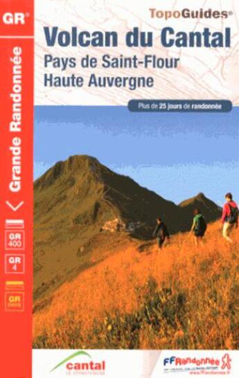 Couverture du livre « Volcan du Cantal ; pays de Saint-Flour et de Ruynes-en-Margeride » de  aux éditions Ffrp