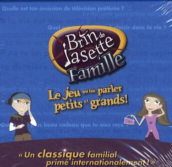 Couverture du livre « Brin de jasette famille ; le jeu qui fait parler petits et grands » de  aux éditions Brin De Jasette