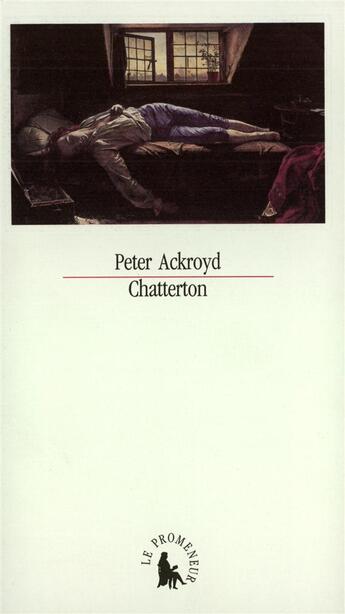 Couverture du livre « Chatterton » de Peter Ackroyd aux éditions Gallimard